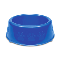Comedouro Luxo Perolizado Pet Injet Azul 2750Ml Para Cachorros