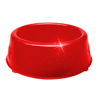 Comedouro Luxo Pet Injet 600Ml Vermelho Para Cachorros - 1 Unidade