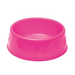Comedouro Luxo Tudo Pet Rosa 300Ml - 1 Unidade