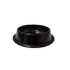 Comedouro Metálico Inox The Pets Preto Para Cães E Gatos - 650 Mililitros