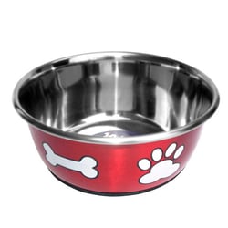 Comedouro Metálico Jambo Vermelho Nº 1 - 1 Unidade