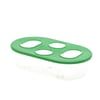 Comedouro Oval Tudo Pet Verde - 1 Unidade