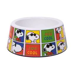 Comedouro Para Cães Melamina Snoopy Joe Cool Zooz Pets 750Ml