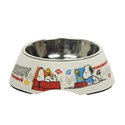 Comedouro Para Cães Melamina Snoopy Zooz Pets 250Ml
