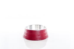 Comedouro Pesado Nf Médio Vermelho - 1 Unidade