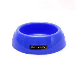 Comedouro Pet Flex Azul Para Cães N° 01 - 1 Unidade