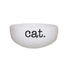 Comedouro Pet Injet Ceramica Cat Branco Para Gatos