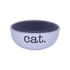 Comedouro Pet Injet Ceramica Cat Cinza Para Gatos