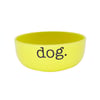 Comedouro Pet Injet Cerâmica Dog Amarelo Para Cães
