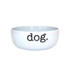 Comedouro Pet Injet Cerâmica Dog Branco Para Cães - 190 Mililitros
