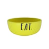 Comedouro Pet Injet Cerâmica Eat Amarelo Para Cães - 190 Mililitros