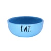 Comedouro Pet Injet Cerâmica Eat Azul Para Cães - 390 Mililitros