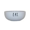 Comedouro Pet Injet Cerâmica Eat Cinza Para Cães