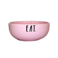 Comedouro Pet Injet Cerâmica Eat Rosa Para Cães