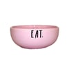 Comedouro Pet Injet Cerâmica Eat Rosa Para Cães