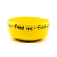 Comedouro Pet Injet Cerâmica Feed Me Amarelo Para Cães - 390 Mililitros - 390 Mililitros