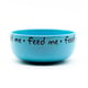 Comedouro Pet Injet Cerâmica Feed Me Azul Para Cães - 190 Mililitros - 190 Mililitros