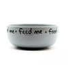Comedouro Pet Injet Cerâmica Feed Me Branco Para Cães - 190 Mililitros