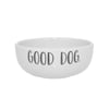 Comedouro Pet Injet Cerâmica Good Dog Branco Para Cães - 190 Mililitros