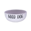 Comedouro Pet Injet Cerâmica Good Dog Cinza Para Cães - 190 Mililitros