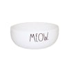 Comedouro Pet Injet Ceramica Meow Branco Para Gatos 190Ml