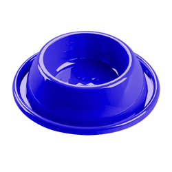 Comedouro Pet Injet Para Gatos Anti Formiga Azul