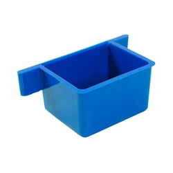 Comedouro Pet Piu Coxinho Azul Para Pássaros - 1 Unidade