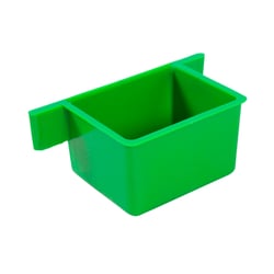 Comedouro Pet Piu Coxinho Verde Para Pássaros - 1 Unidade
