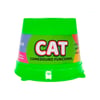 Comedouro Pet Toys Alto 250Ml Verde Neon Para Gatos