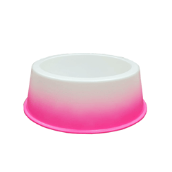 Comedouro Pet Toys Degradê Rosa Para Cães - 1 Unidade - 300 Mililitros