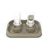 Comedouro Plast Pet Kit Flex Gourmet Eco Gold Para Cães E Gatos 650Ml - 1 Unidade