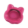 Comedouro Plast Pet Zooplast Face Cat Rosa Para Gatos - 130Ml