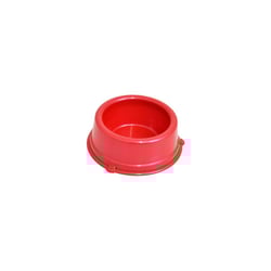 Comedouro Plástico Cães Vermelho Triton Dog 300Ml - 1 Unidade