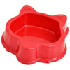 Comedouro Plástico Gatos Vermelho Triton Dog 160Ml - 1 Unidade
