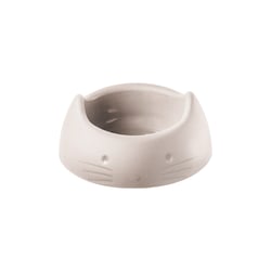 Comedouro Plástico Sanremo Branco 200Ml Para Gatos
