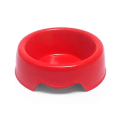 Comedouro Plástico São Benedito Pet Vermelho Para Cães - 1 Unidade - Tamanho 1