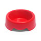 Comedouro Plástico São Benedito Pet Vermelho Para Cães - 1 Unidade - Tamanho 1 - Tamanho 1
