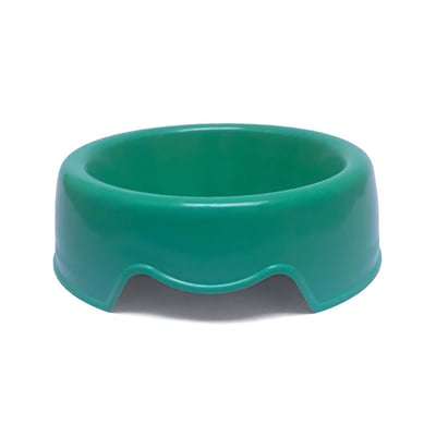Comedouro Plástico Verde São Benedito Pet Para Cachorros - Tamanho 2