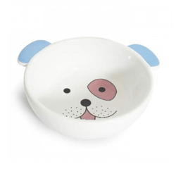 Comedouro Porcelana Face Dog Azul The Pets Br 400Ml Para Cachorros