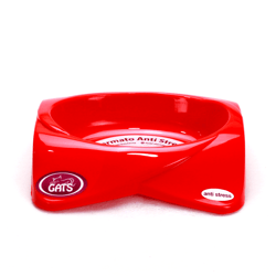 Comedouro Premium Gatos Pet Flex Vermelho - 1 Unidade