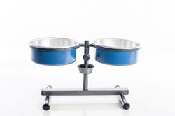Comedouro Regulável Anti Formiga Azul - 3 Litros