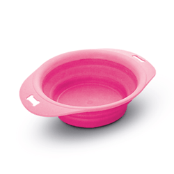 Comedouro Retrátil The Pets Para Cães Rosa 500Ml - 1 Unidade