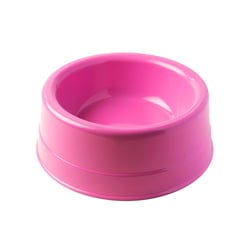 Comedouro Royale Pesado Rosa Para Cachorros - Tamanho P
