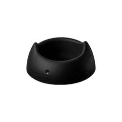 Comedouro Sanremo Plástico Preto 200Ml Para Gatos