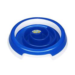 Comedouro Slow Food Azul Grande Truqys Pets - 1 Unidade - Tamanho G
