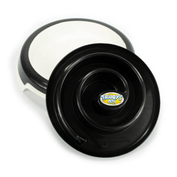 Comedouro Slow Food Truqys Para Cães E Gatos - Preto Médio - Tamanho M