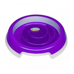 Comedouro Slow Food Truqys Pets Grande Roxo - 1 Unidade