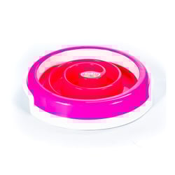 Comedouro Slow Food Truqys Rosa Para Cães E Gatos - 1 Unidade - Tamanho M