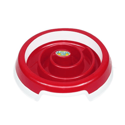 Comedouro Slow Food Vermelho Grande Truqys Pets - 1 Unidade