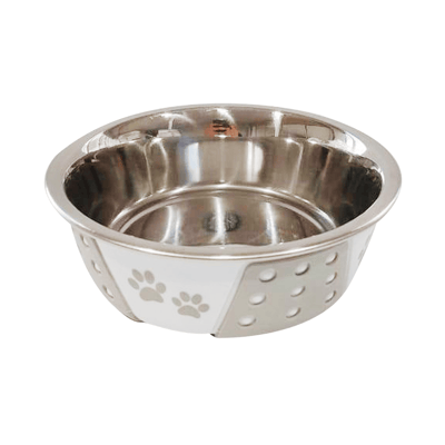 Comedouro The Pets Inox Decorado Para Cães 400Ml - 1 Unidade